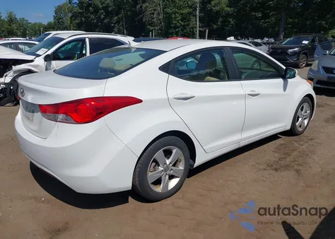 2013 Hyundai Elantra Gls из США, поврежденный, VIN 5NPDH4AE6DH406711